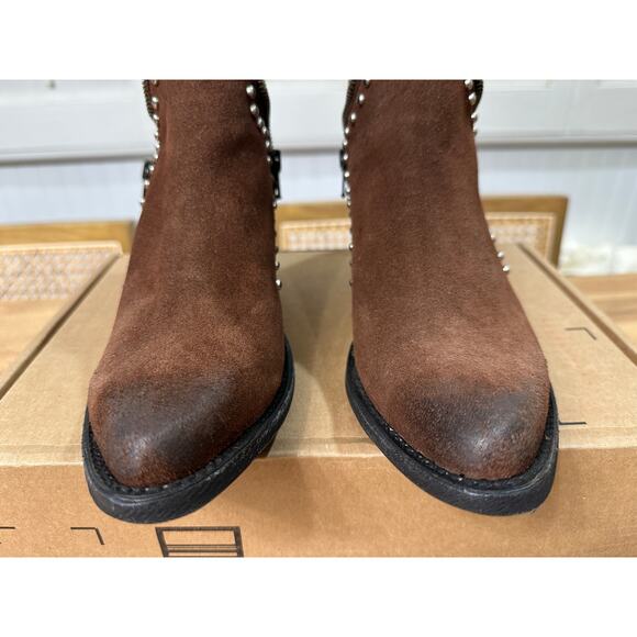 Old Gringo Cambria Boots Brown Soft Suede Leather Size 6.5/7 NWOB Chic Western - Picture 6 of 16
